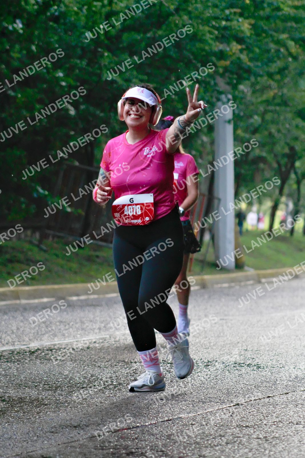 Foto del BARBIE RUN GUADALAJARA en Paseo Andares, Blvd. Puerta de Hierro 4965, Zapopan a las 07:41 · Ruta · dorsal 4078