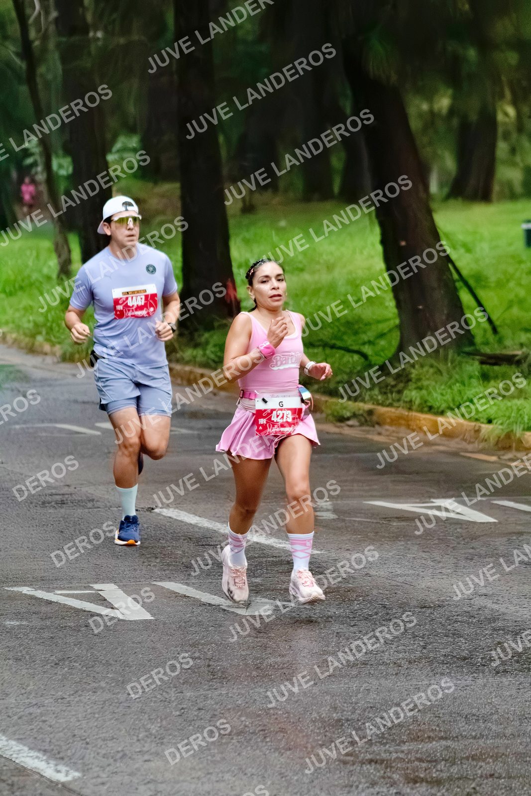 Foto del BARBIE RUN GUADALAJARA en Paseo Andares, Blvd. Puerta de Hierro 4965, Zapopan a las 06:57 · Ruta · dorsal 4273, 4447