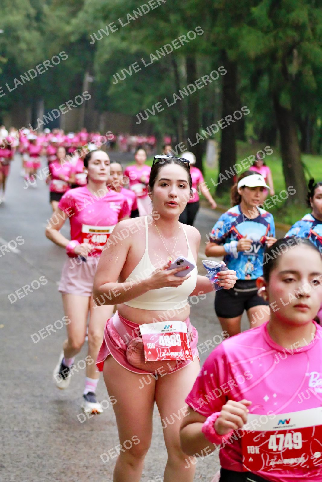 Foto del BARBIE RUN GUADALAJARA en Paseo Andares, Blvd. Puerta de Hierro 4965, Zapopan a las 07:06 · Ruta