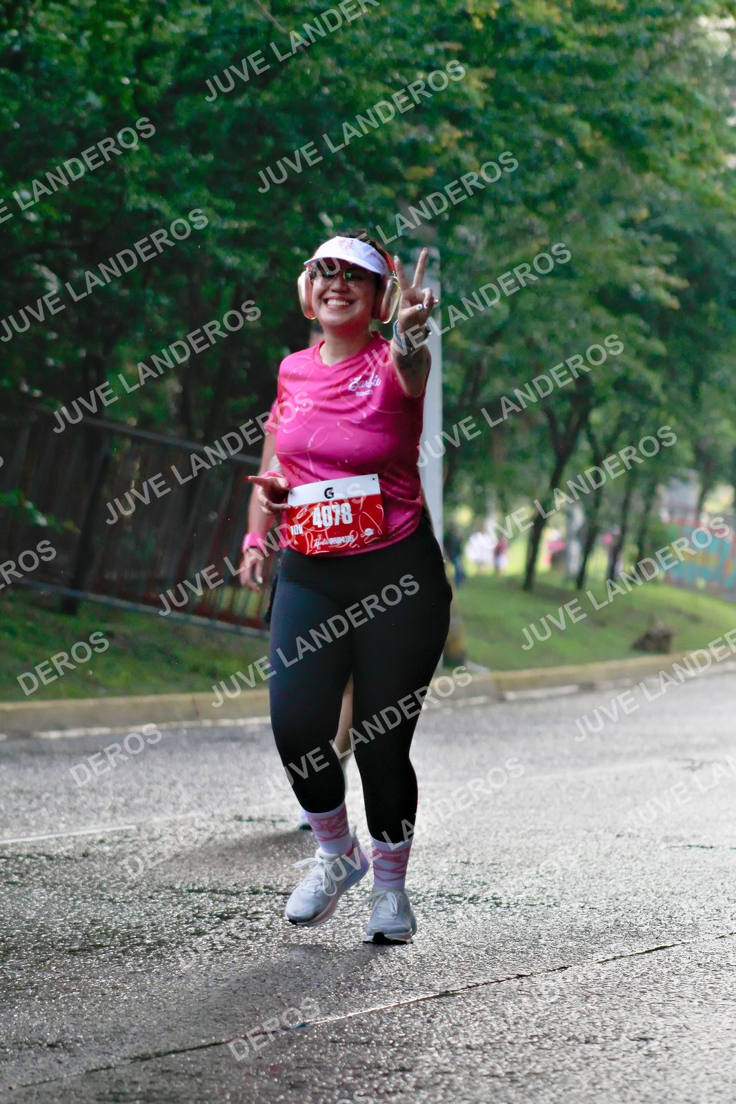 Foto del BARBIE RUN GUADALAJARA en Paseo Andares, Blvd. Puerta de Hierro 4965, Zapopan a las 07:41 · Ruta · dorsal 4078