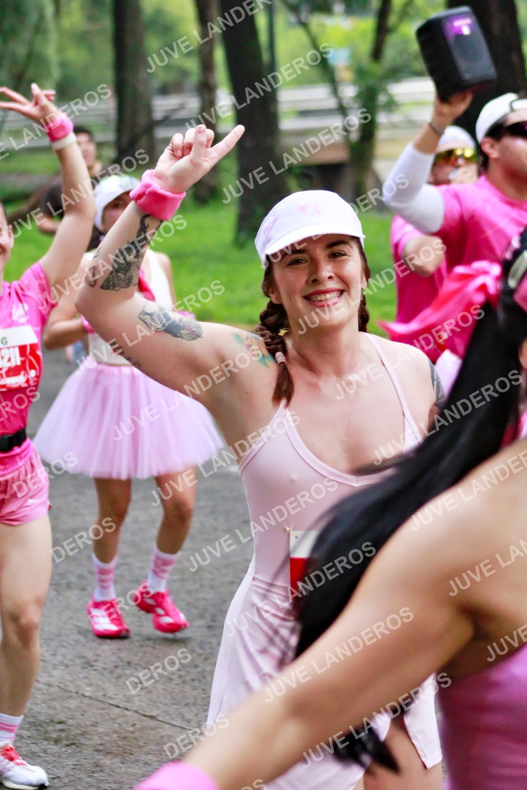 Foto del BARBIE RUN GUADALAJARA en Paseo Andares, Blvd. Puerta de Hierro 4965, Zapopan a las 07:05 · Ruta
