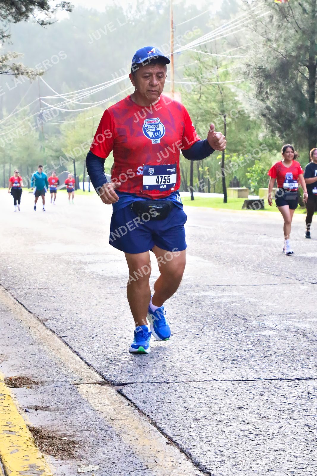 Foto de la CARRERA BIMBO GLOBAL RACE GUADALAJARA en Centro Comercial Andares, Blvd. Puerta de Hierro 4965, Zapopan a las 07:48 · dorsal 4755, 2020, 504