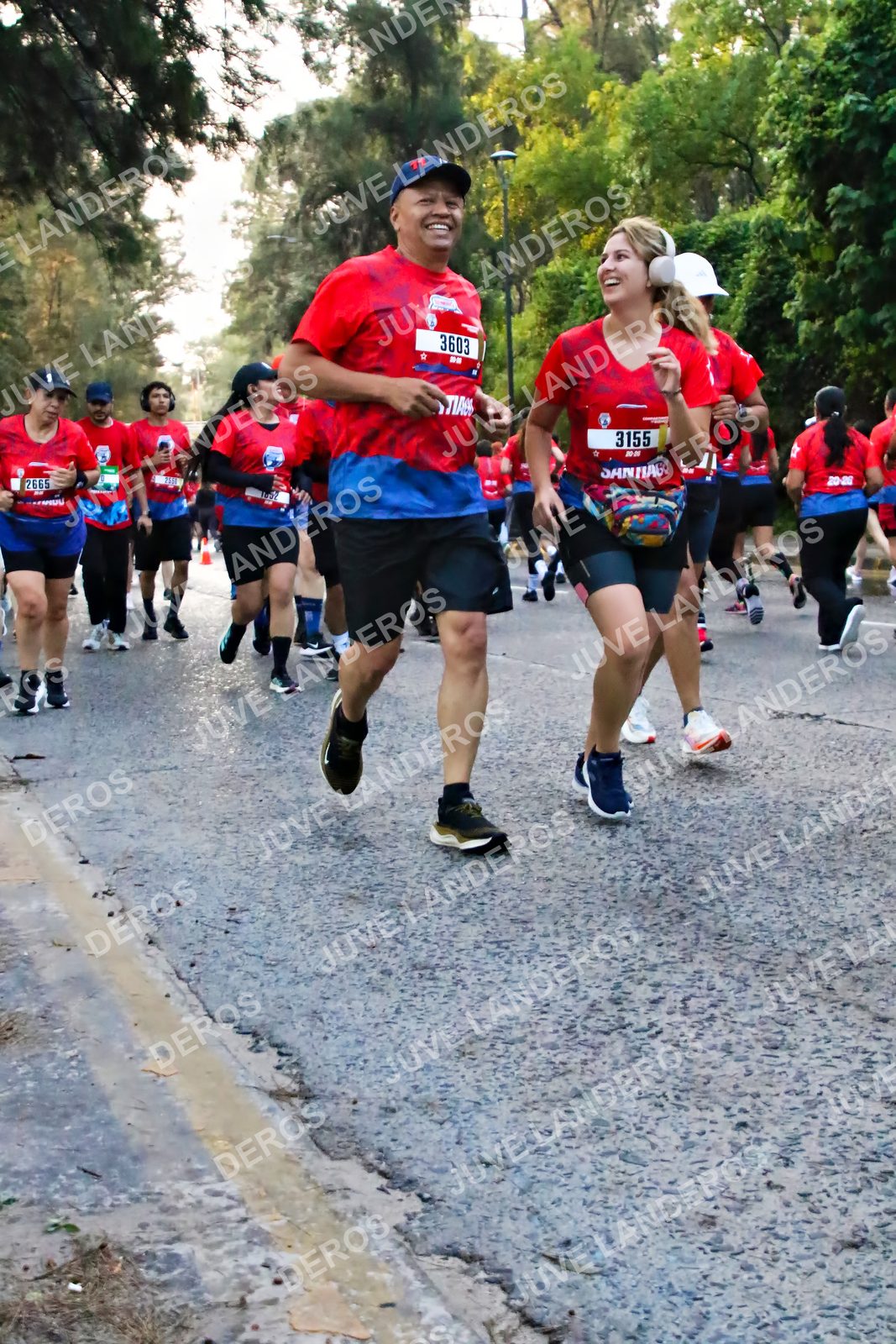 Foto de la CARRERA BIMBO GLOBAL RACE GUADALAJARA en Centro Comercial Andares, Blvd. Puerta de Hierro 4965, Zapopan a las 06:59 · dorsal 3155, 3603, 2665