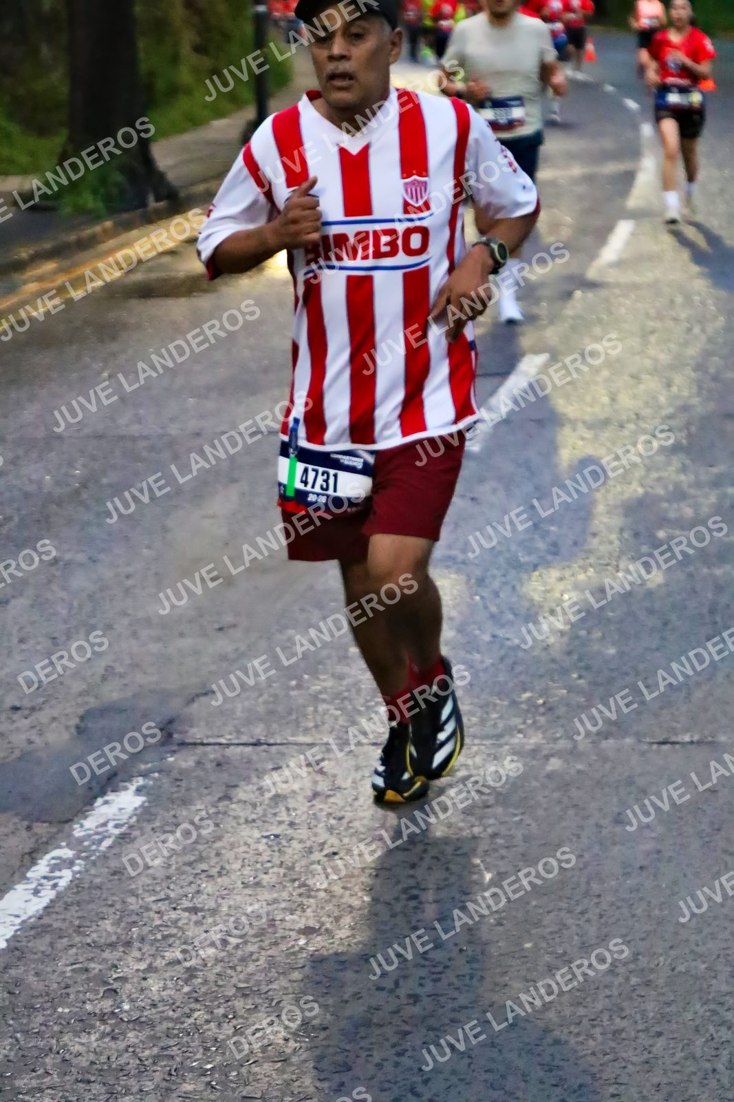 Foto de la CARRERA BIMBO GLOBAL RACE GUADALAJARA en Centro Comercial Andares, Blvd. Puerta de Hierro 4965, Zapopan a las 06:37 · dorsal 4731