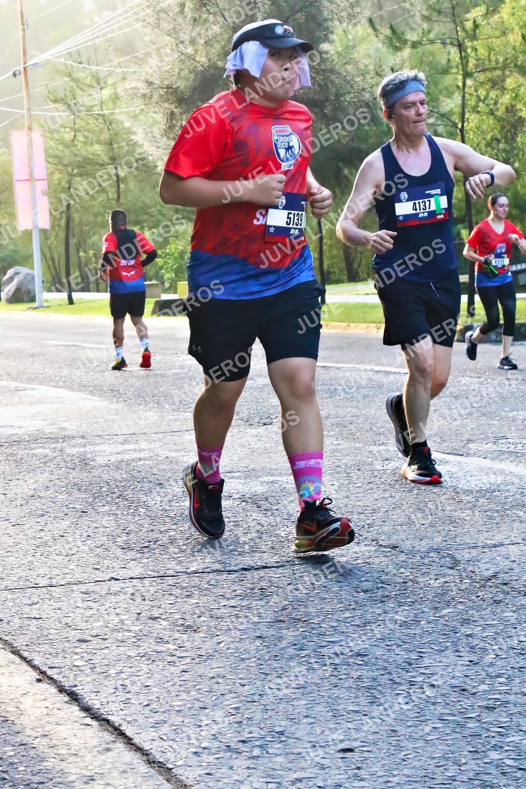 Foto de la CARRERA BIMBO GLOBAL RACE GUADALAJARA en Centro Comercial Andares, Blvd. Puerta de Hierro 4965, Zapopan a las 07:34 · dorsal 5139, 4137