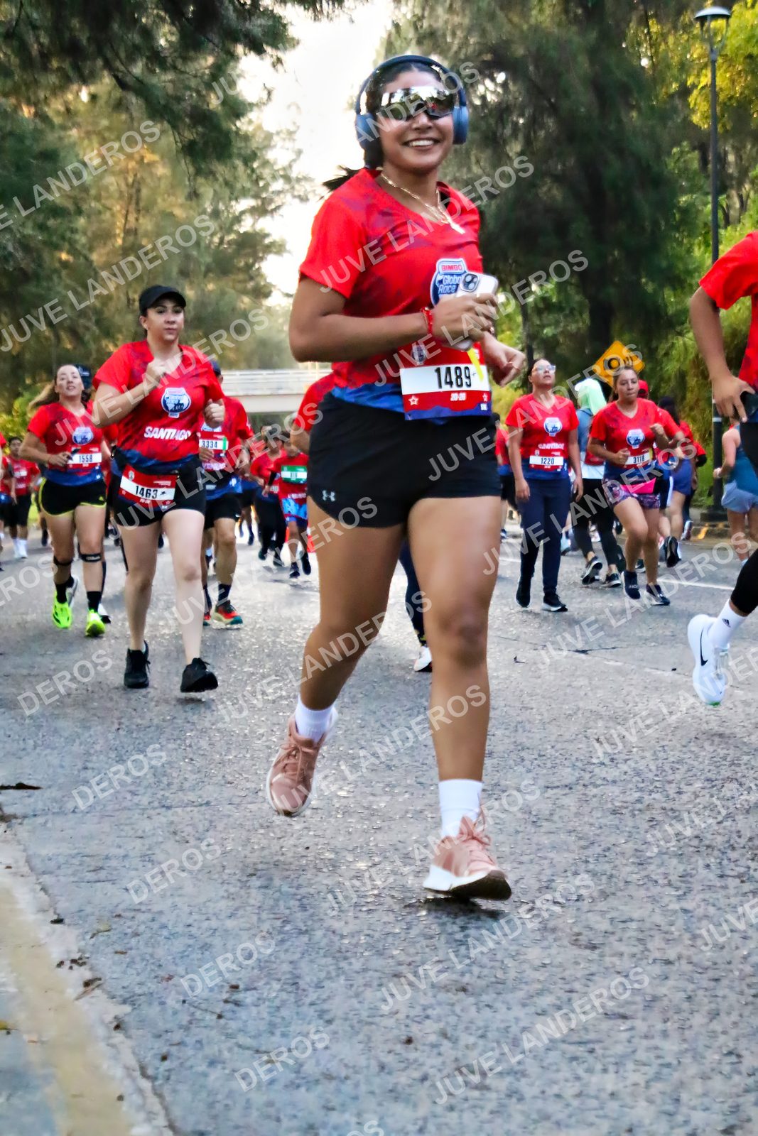 Foto de la CARRERA BIMBO GLOBAL RACE GUADALAJARA en Centro Comercial Andares, Blvd. Puerta de Hierro 4965, Zapopan a las 06:58 · dorsal 1489, 1463, 1220, 3334