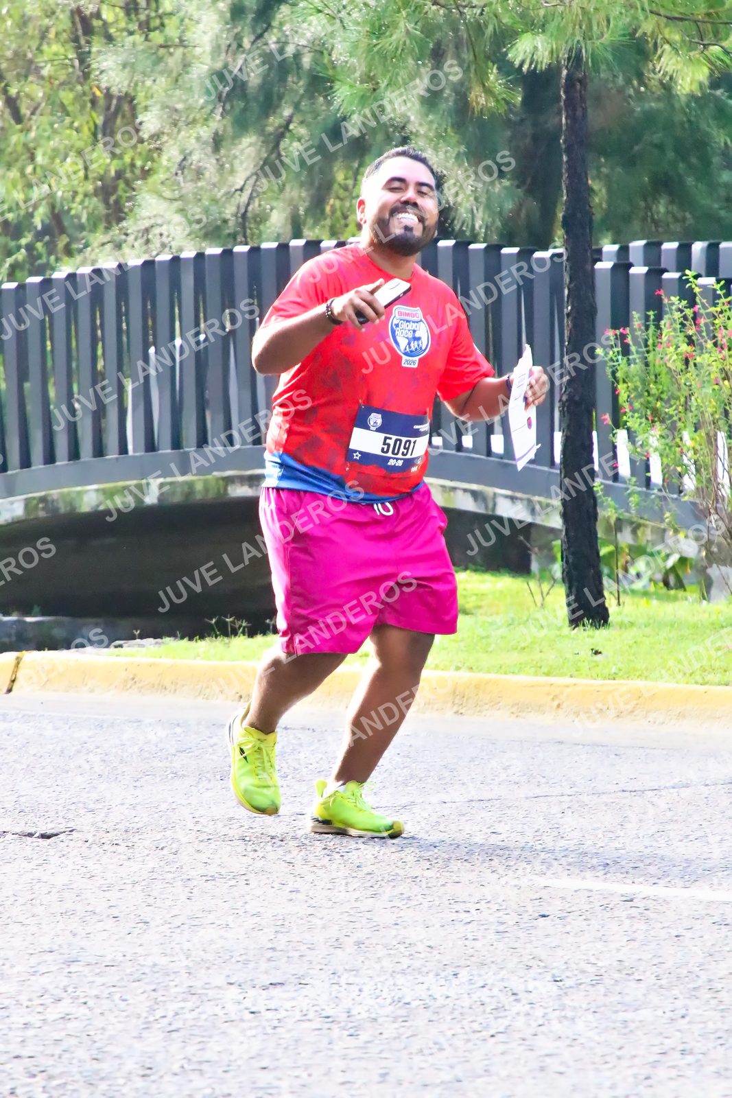 Foto de la CARRERA BIMBO GLOBAL RACE GUADALAJARA en Centro Comercial Andares, Blvd. Puerta de Hierro 4965, Zapopan a las 07:50 · dorsal 5091