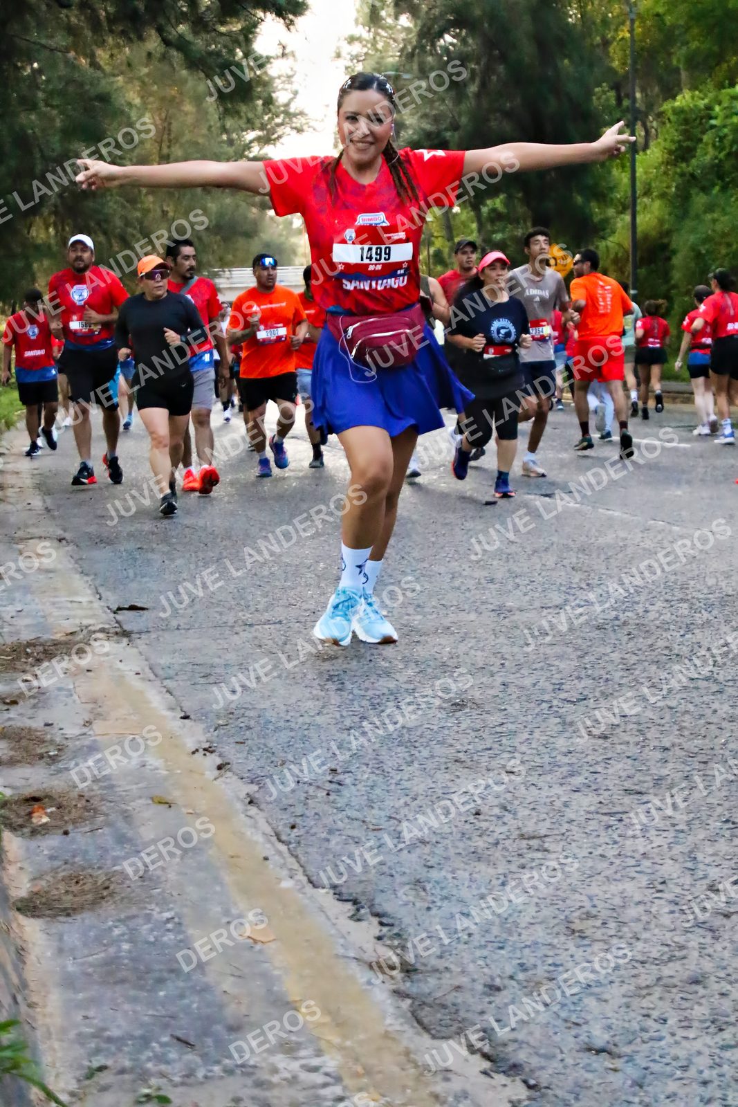 Foto de la CARRERA BIMBO GLOBAL RACE GUADALAJARA en Centro Comercial Andares, Blvd. Puerta de Hierro 4965, Zapopan a las 06:55 · dorsal 1499