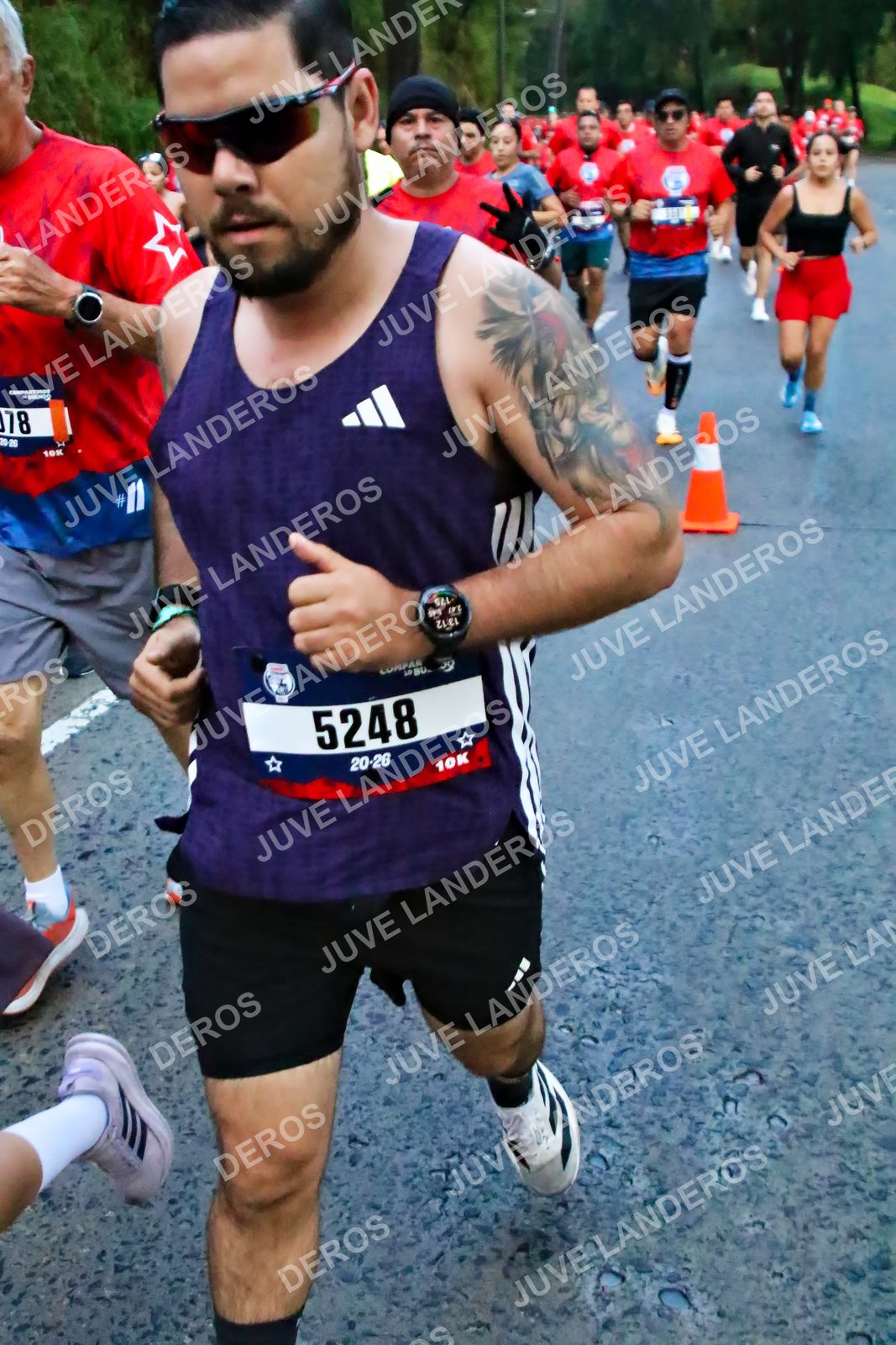 Foto de la CARRERA BIMBO GLOBAL RACE GUADALAJARA en Centro Comercial Andares, Blvd. Puerta de Hierro 4965, Zapopan a las 04:48 · dorsal 5248, 78