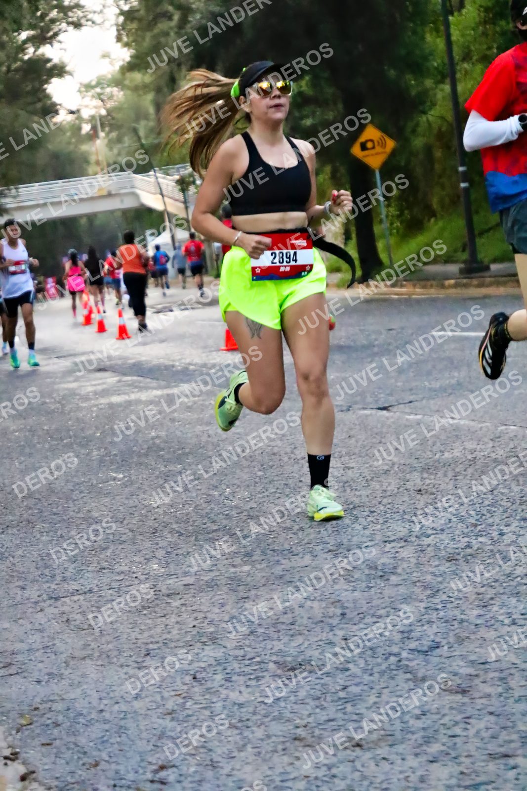 Foto de la CARRERA BIMBO GLOBAL RACE GUADALAJARA en Centro Comercial Andares, Blvd. Puerta de Hierro 4965, Zapopan a las 04:56 · dorsal 2894
