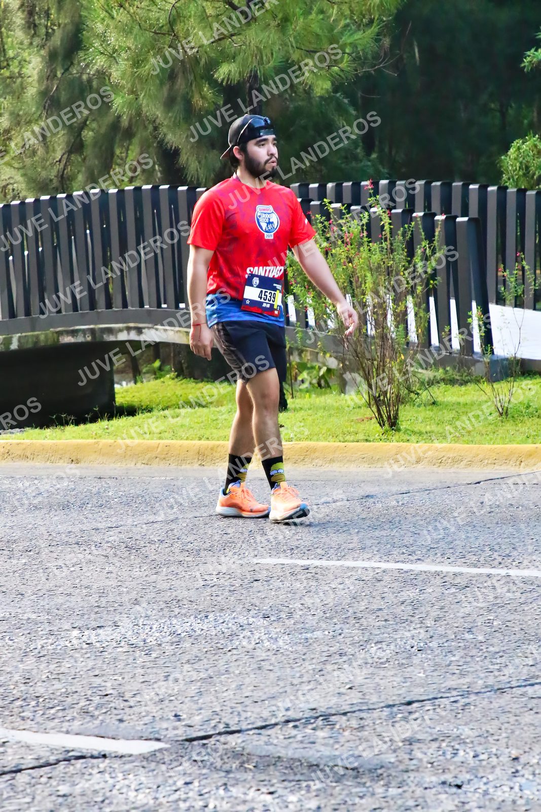 Foto de la CARRERA BIMBO GLOBAL RACE GUADALAJARA en Centro Comercial Andares, Blvd. Puerta de Hierro 4965, Zapopan a las 07:42 · dorsal 4539