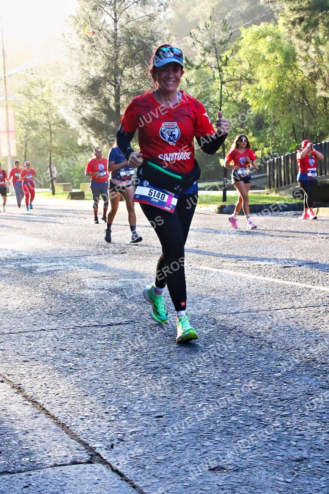 Foto de la CARRERA BIMBO GLOBAL RACE GUADALAJARA en Centro Comercial Andares, Blvd. Puerta de Hierro 4965, Zapopan a las 07:32 · dorsal 5140