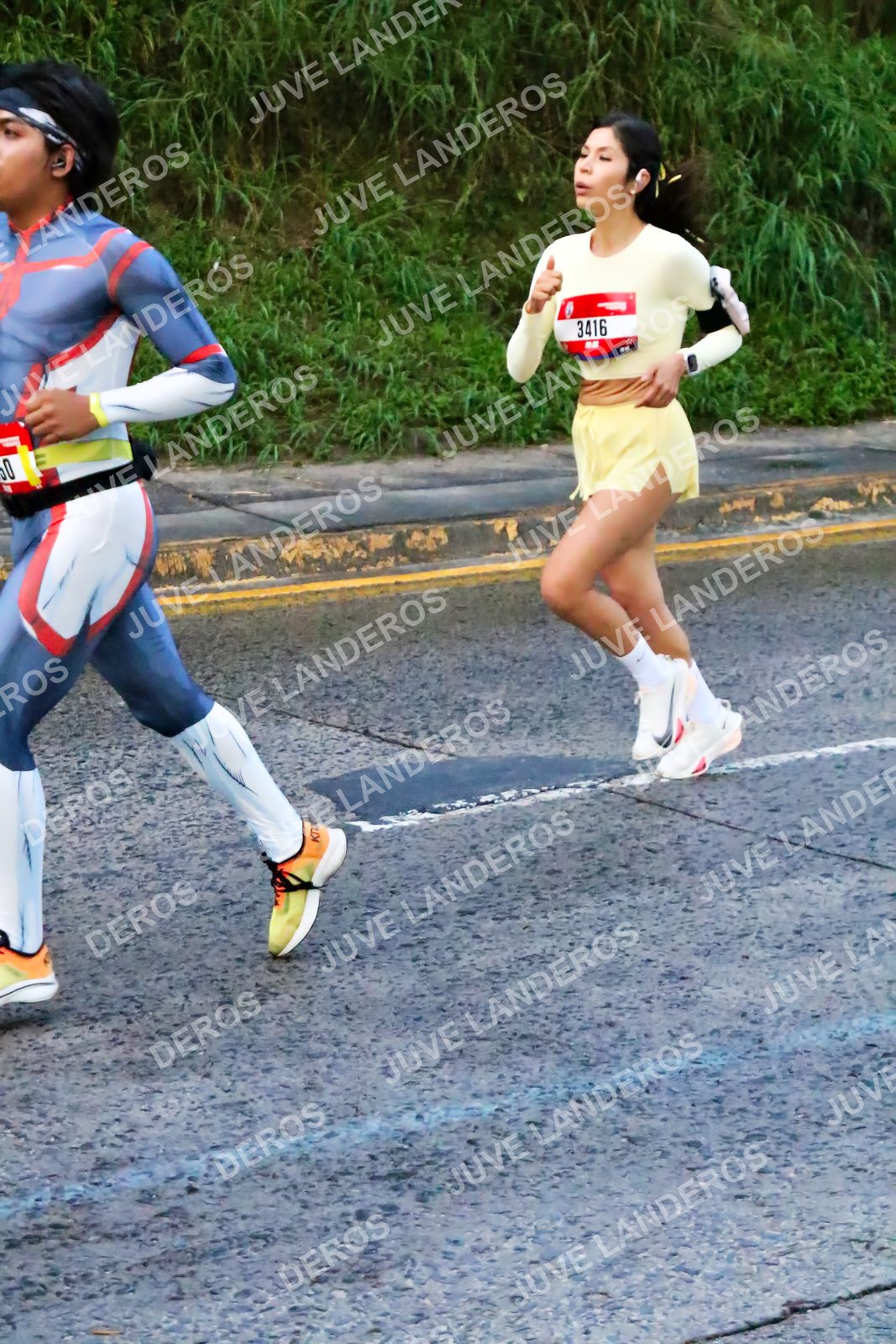 Foto de la CARRERA BIMBO GLOBAL RACE GUADALAJARA en Centro Comercial Andares, Blvd. Puerta de Hierro 4965, Zapopan a las 04:55 · dorsal 3416
