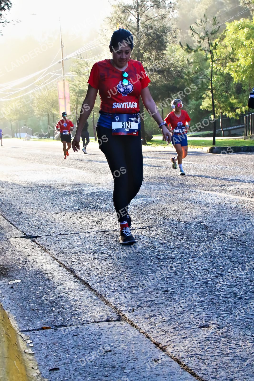 Foto de la CARRERA BIMBO GLOBAL RACE GUADALAJARA en Centro Comercial Andares, Blvd. Puerta de Hierro 4965, Zapopan a las 07:28 · dorsal 5121, 5160