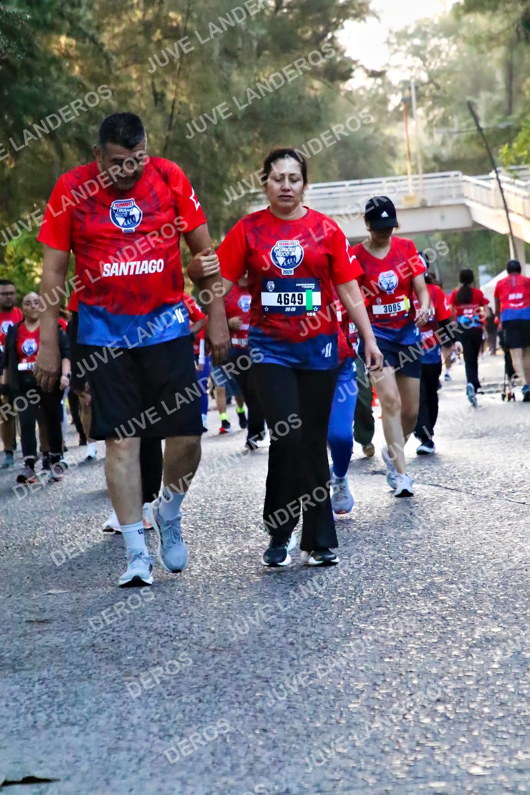 Foto de la CARRERA BIMBO GLOBAL RACE GUADALAJARA en Centro Comercial Andares, Blvd. Puerta de Hierro 4965, Zapopan a las 07:08 · dorsal 4649, 3085