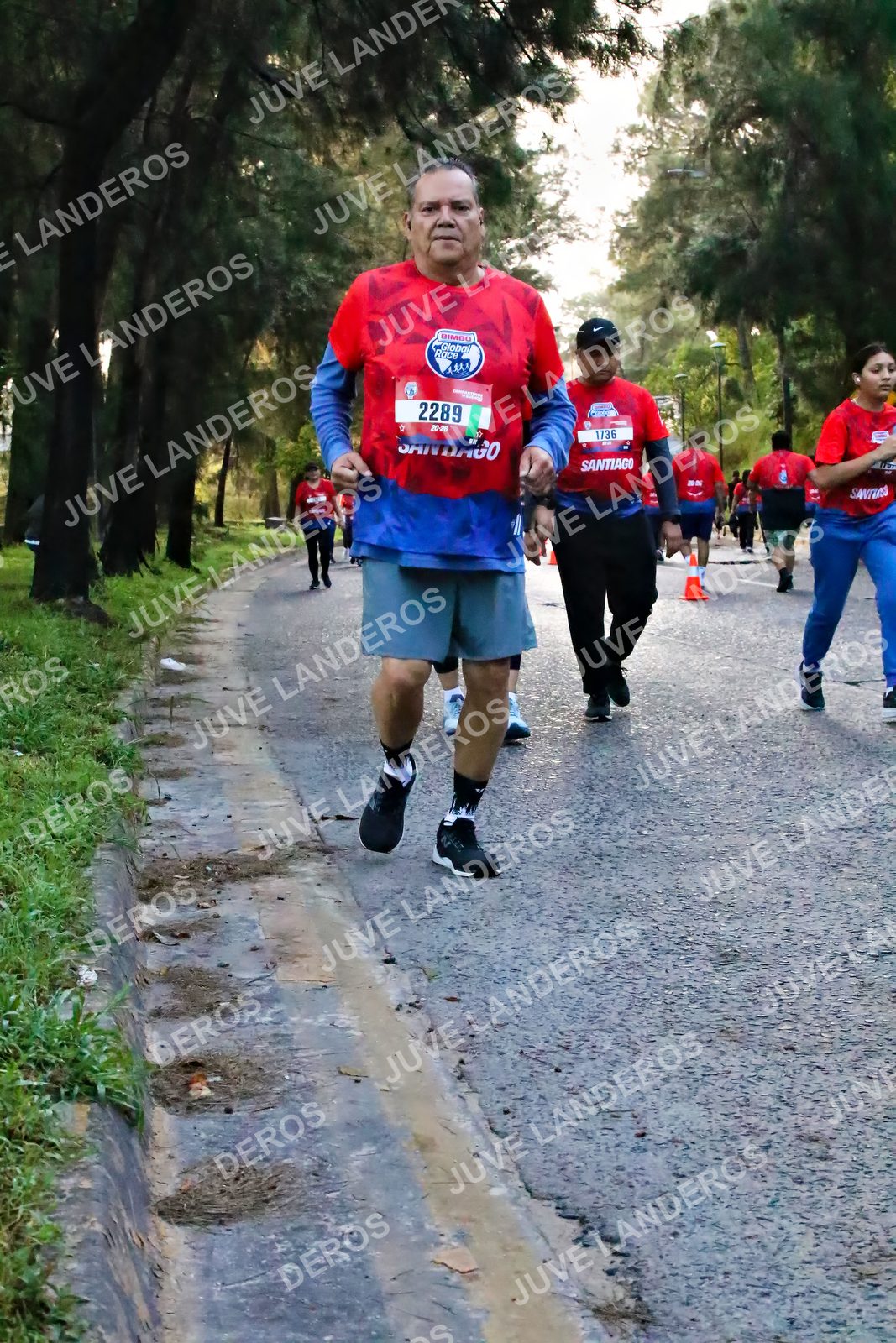 Foto de la CARRERA BIMBO GLOBAL RACE GUADALAJARA en Centro Comercial Andares, Blvd. Puerta de Hierro 4965, Zapopan a las 07:06 · dorsal 2289, 1736