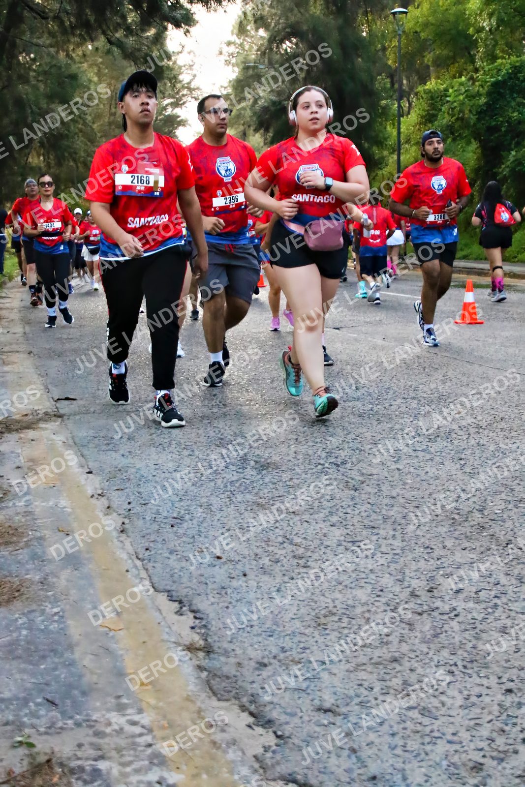 Foto de la CARRERA BIMBO GLOBAL RACE GUADALAJARA en Centro Comercial Andares, Blvd. Puerta de Hierro 4965, Zapopan a las 07:01 · dorsal 2168, 2396, 3380, 1434