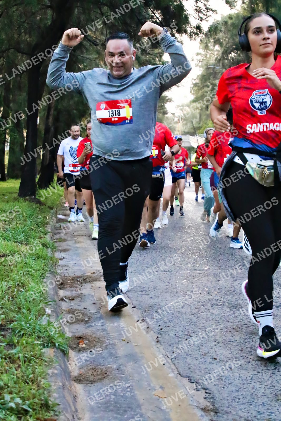 Foto de la CARRERA BIMBO GLOBAL RACE GUADALAJARA en Centro Comercial Andares, Blvd. Puerta de Hierro 4965, Zapopan a las 07:00 · dorsal 1318