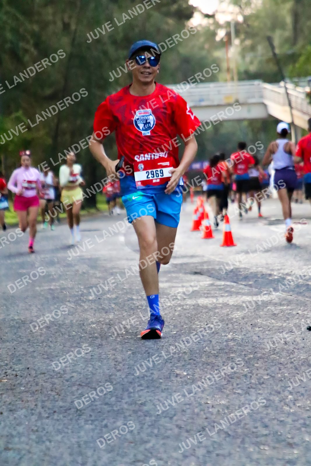 Foto de la CARRERA BIMBO GLOBAL RACE GUADALAJARA en Centro Comercial Andares, Blvd. Puerta de Hierro 4965, Zapopan a las 04:56 · dorsal 2969, 2020