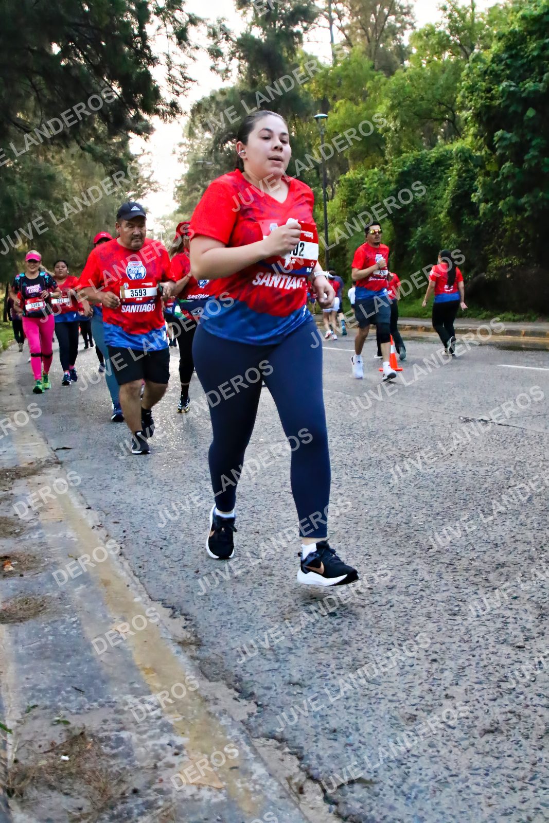 Foto de la CARRERA BIMBO GLOBAL RACE GUADALAJARA en Centro Comercial Andares, Blvd. Puerta de Hierro 4965, Zapopan a las 07:03 · dorsal 3593