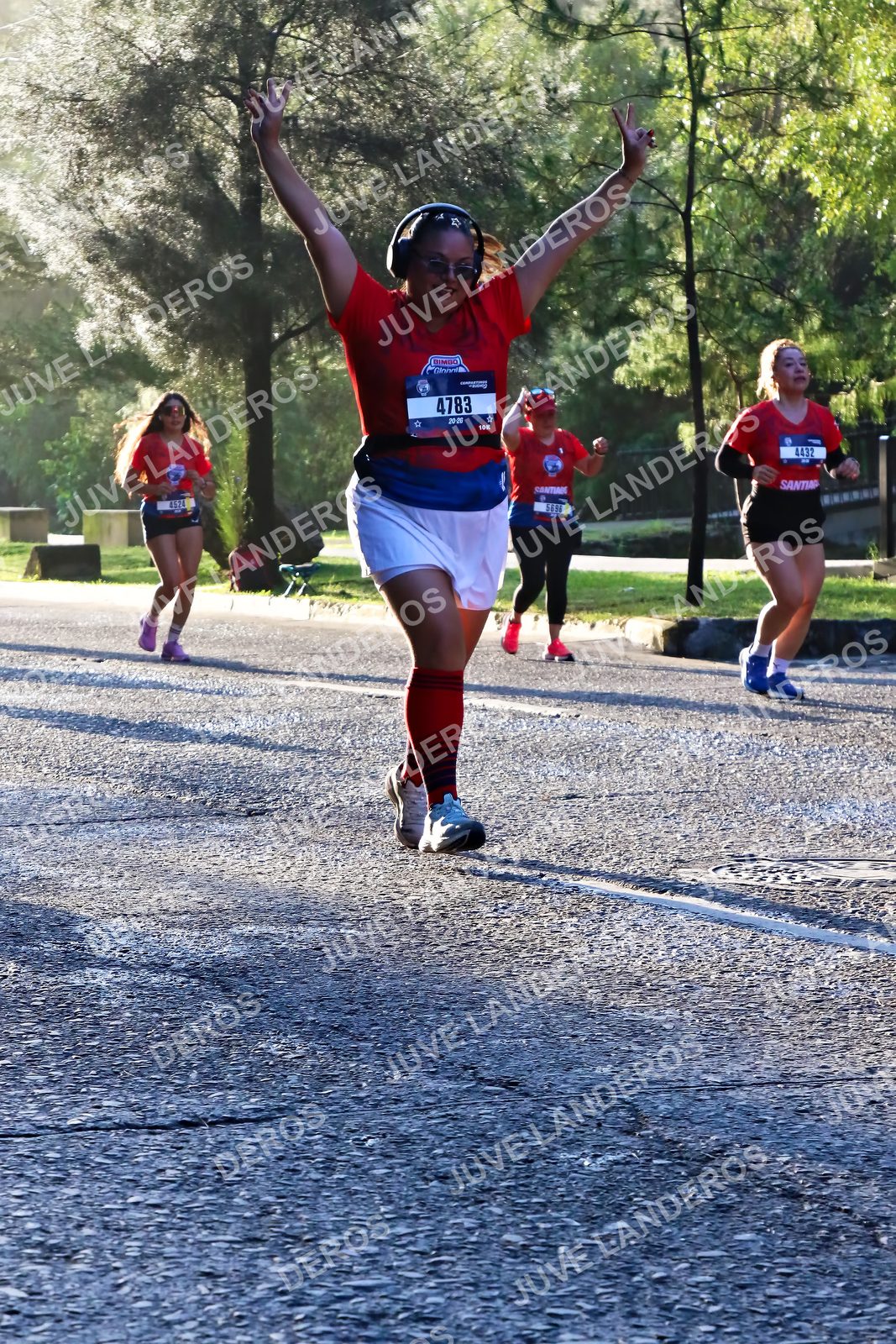 Foto de la CARRERA BIMBO GLOBAL RACE GUADALAJARA en Centro Comercial Andares, Blvd. Puerta de Hierro 4965, Zapopan a las 07:32 · dorsal 4783, 4432
