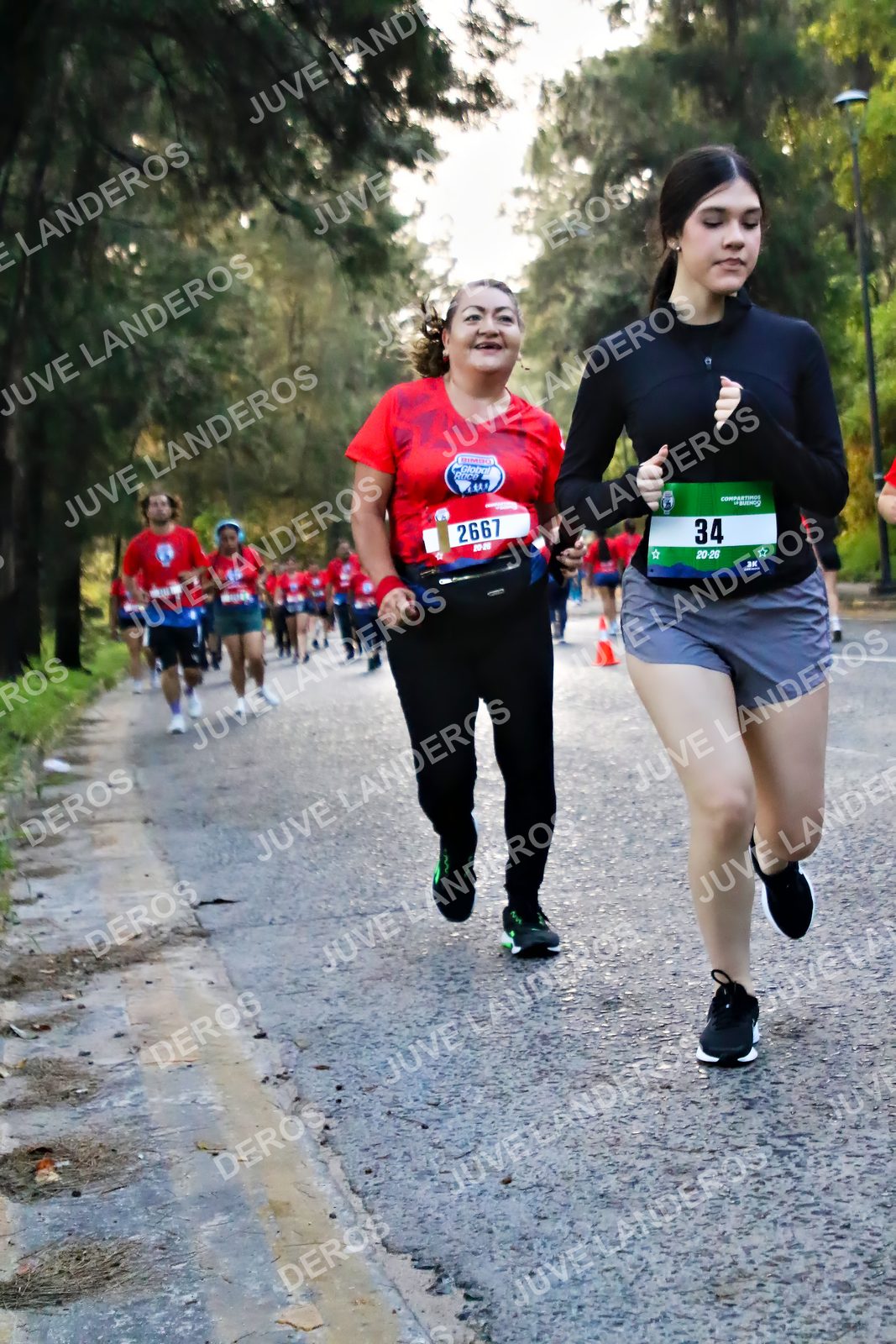 Foto de la CARRERA BIMBO GLOBAL RACE GUADALAJARA en Centro Comercial Andares, Blvd. Puerta de Hierro 4965, Zapopan a las 07:04 · dorsal 34, 2667