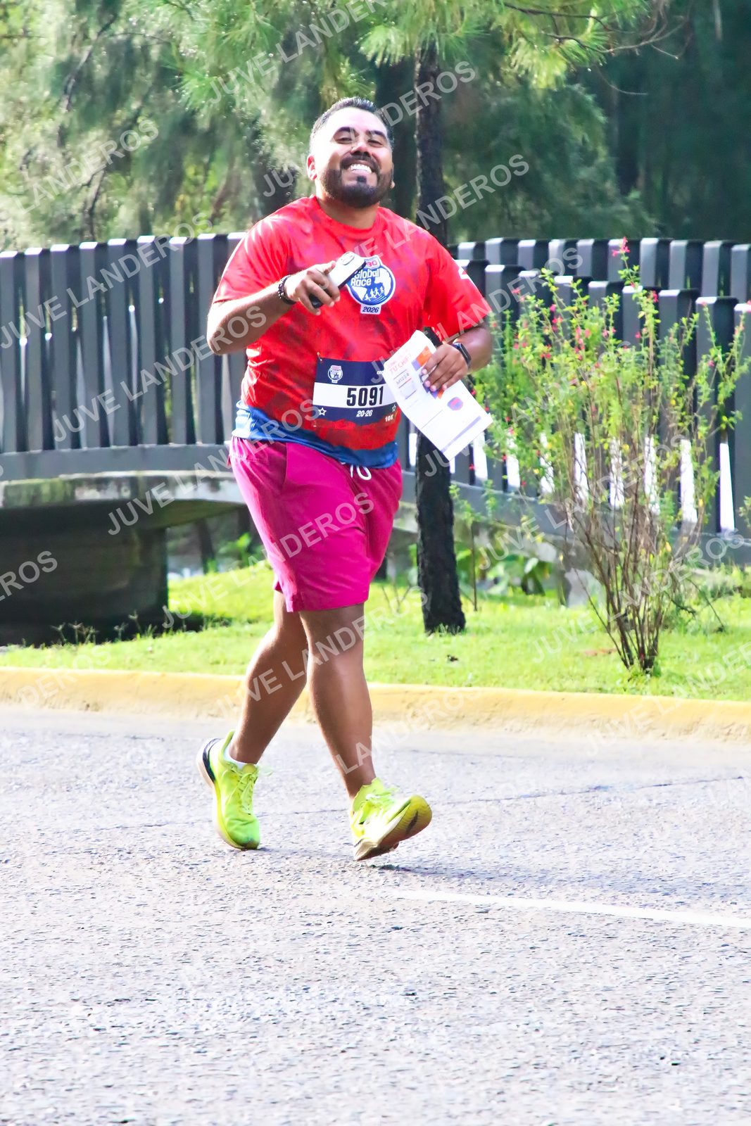 Foto de la CARRERA BIMBO GLOBAL RACE GUADALAJARA en Centro Comercial Andares, Blvd. Puerta de Hierro 4965, Zapopan a las 07:50 · dorsal 5091