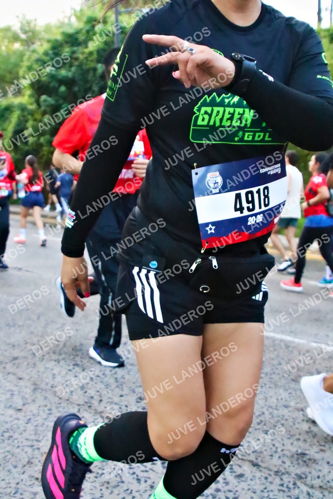 Foto de la CARRERA BIMBO GLOBAL RACE GUADALAJARA en Centro Comercial Andares, Blvd. Puerta de Hierro 4965, Zapopan a las 07:00 · dorsal 4918