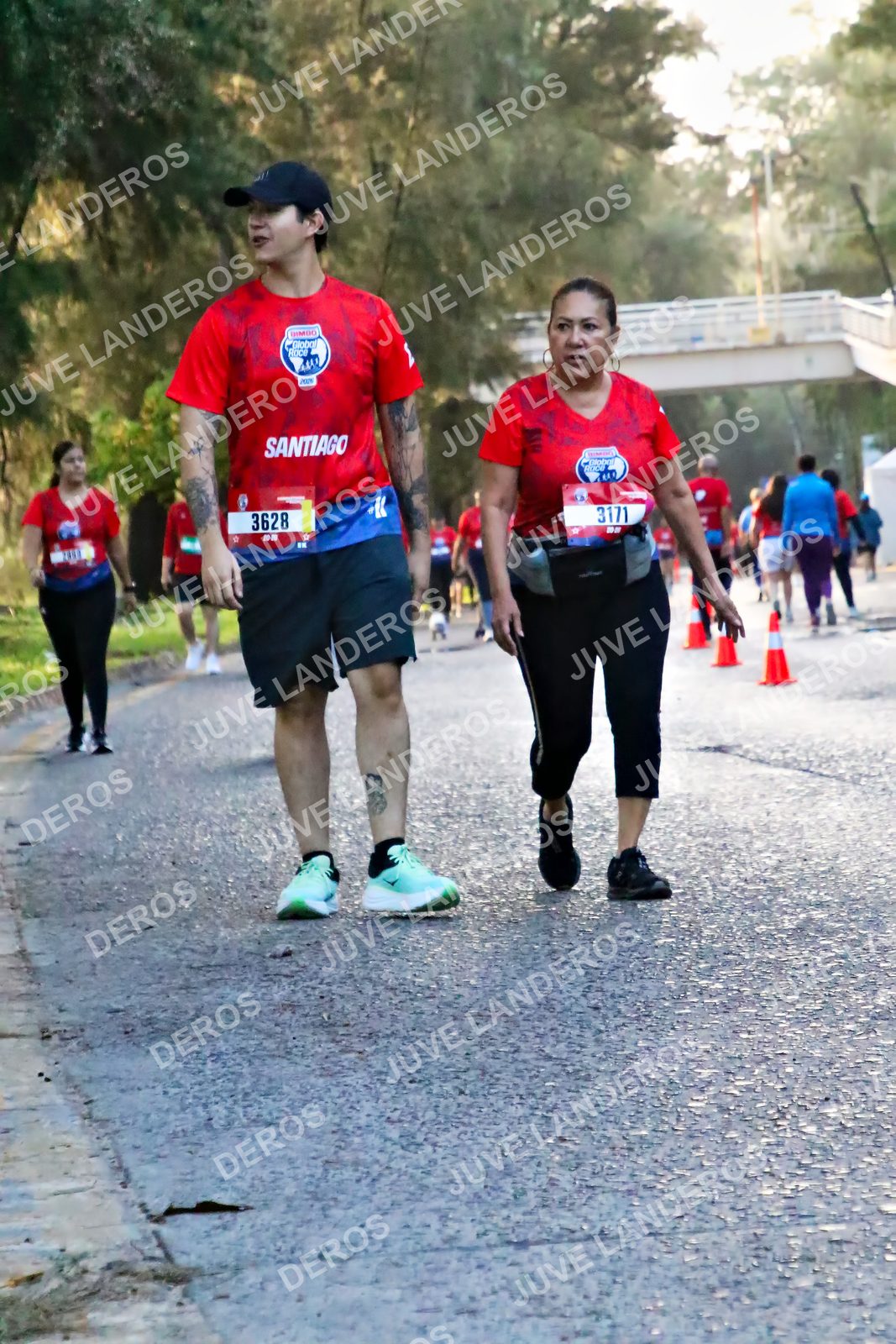 Foto de la CARRERA BIMBO GLOBAL RACE GUADALAJARA en Centro Comercial Andares, Blvd. Puerta de Hierro 4965, Zapopan a las 07:10 · dorsal 3628, 3171