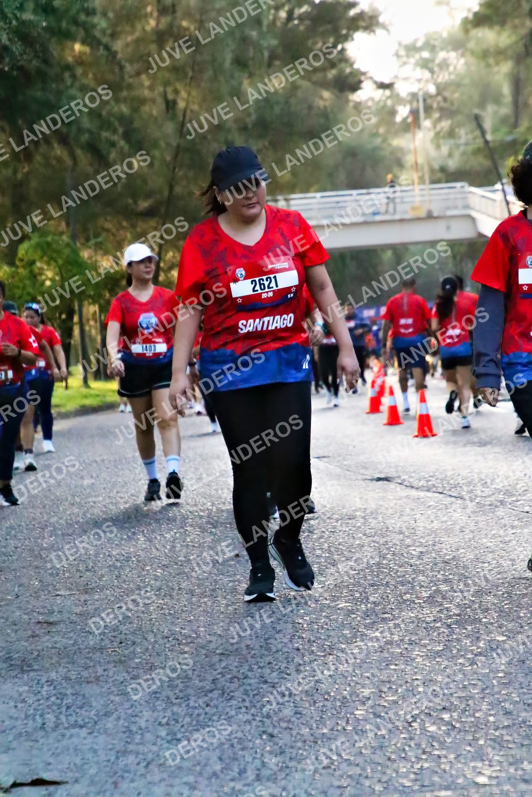 Foto de la CARRERA BIMBO GLOBAL RACE GUADALAJARA en Centro Comercial Andares, Blvd. Puerta de Hierro 4965, Zapopan a las 07:06 · dorsal 2621, 1403