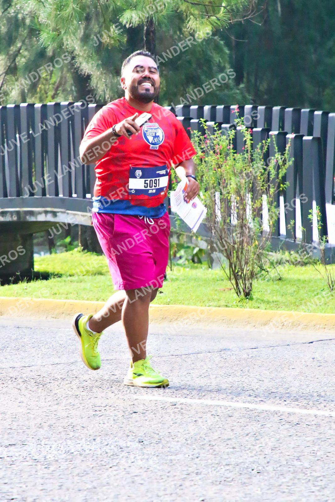Foto de la CARRERA BIMBO GLOBAL RACE GUADALAJARA en Centro Comercial Andares, Blvd. Puerta de Hierro 4965, Zapopan a las 07:50 · dorsal 5091