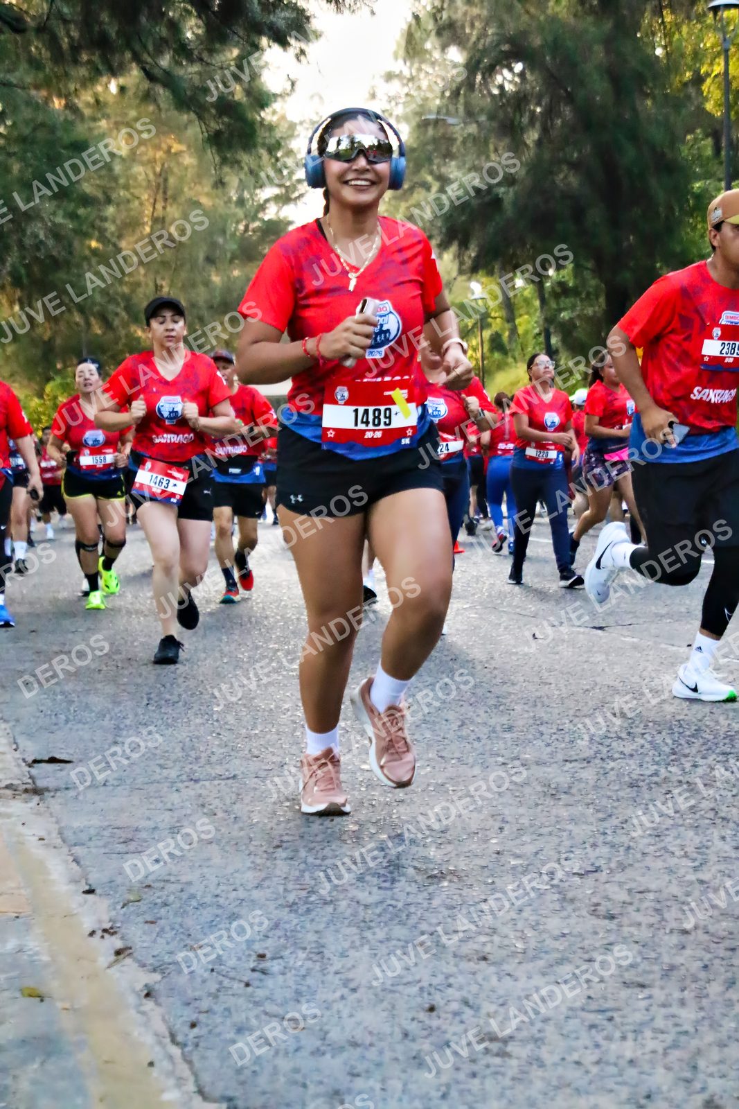 Foto de la CARRERA BIMBO GLOBAL RACE GUADALAJARA en Centro Comercial Andares, Blvd. Puerta de Hierro 4965, Zapopan a las 06:58 · dorsal 1489, 238, 1463, 24