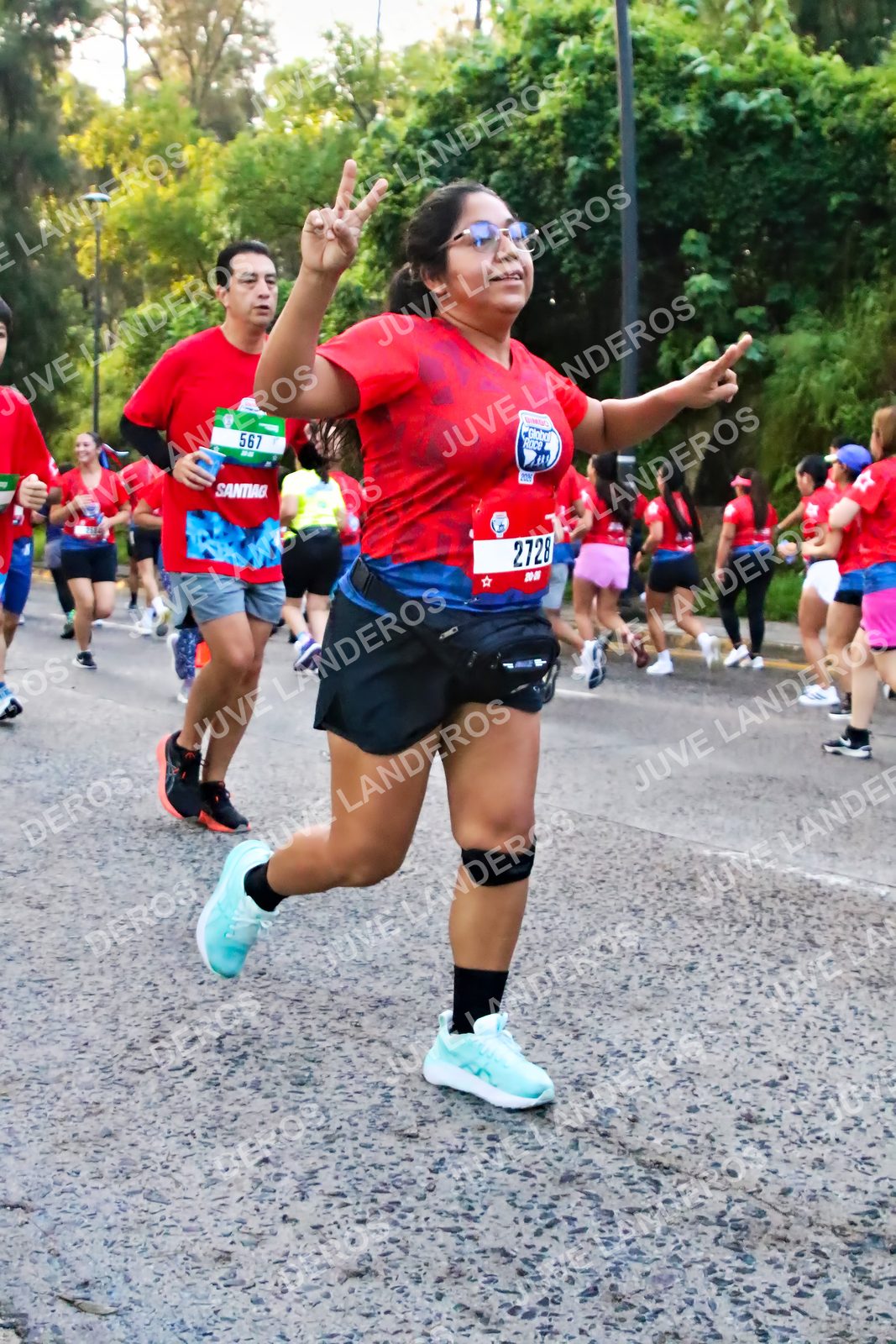 Foto de la CARRERA BIMBO GLOBAL RACE GUADALAJARA en Centro Comercial Andares, Blvd. Puerta de Hierro 4965, Zapopan a las 06:58 · dorsal 2728, 567