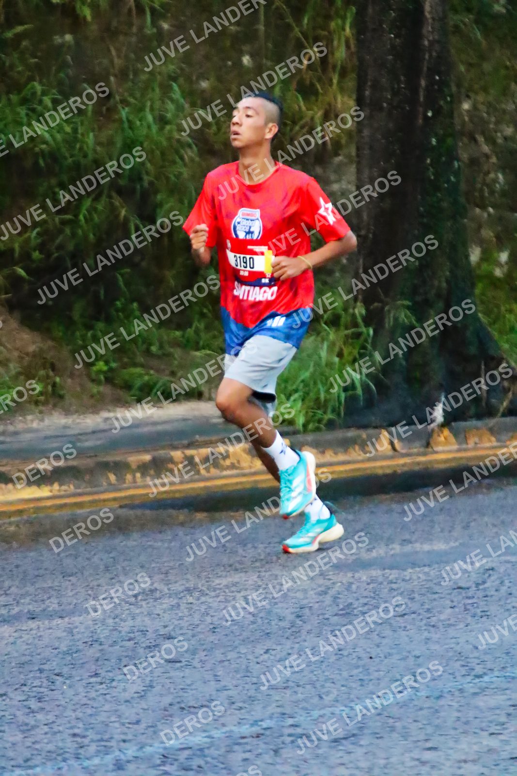 Foto de la CARRERA BIMBO GLOBAL RACE GUADALAJARA en Centro Comercial Andares, Blvd. Puerta de Hierro 4965, Zapopan a las 04:54 · dorsal 3190