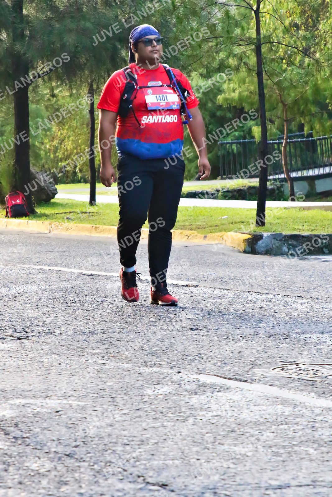 Foto de la CARRERA BIMBO GLOBAL RACE GUADALAJARA en Centro Comercial Andares, Blvd. Puerta de Hierro 4965, Zapopan a las 07:36 · dorsal 1401