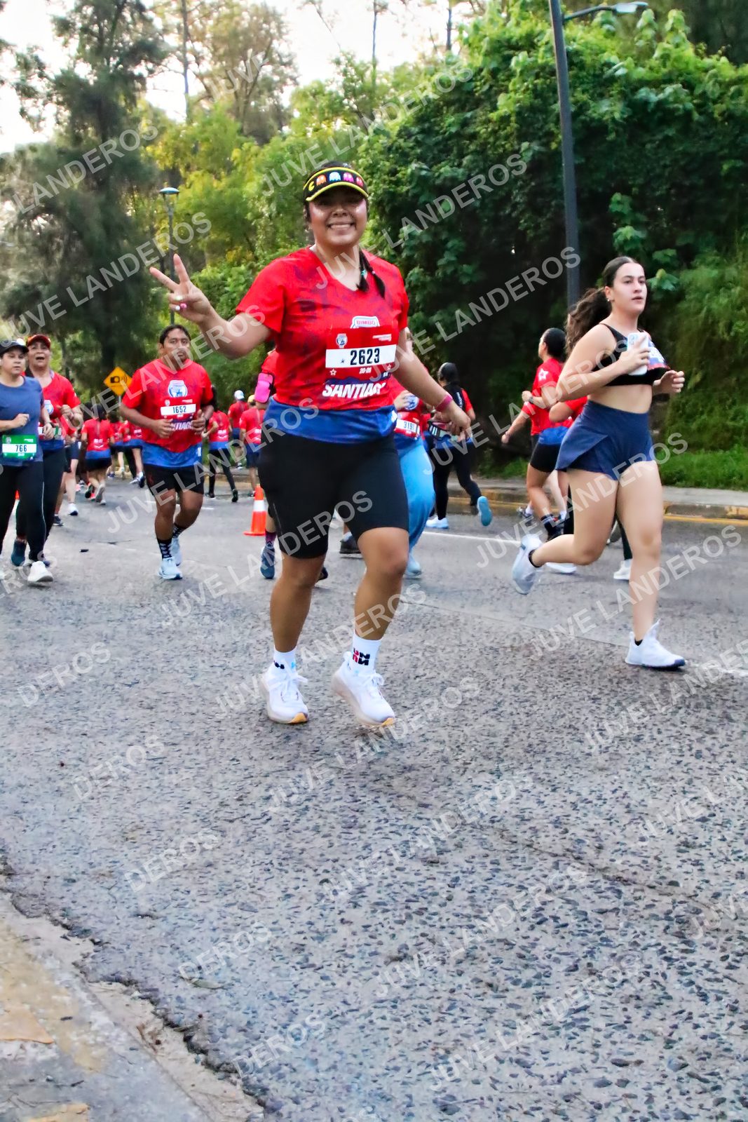 Foto de la CARRERA BIMBO GLOBAL RACE GUADALAJARA en Centro Comercial Andares, Blvd. Puerta de Hierro 4965, Zapopan a las 06:59 · dorsal 2623, 1652