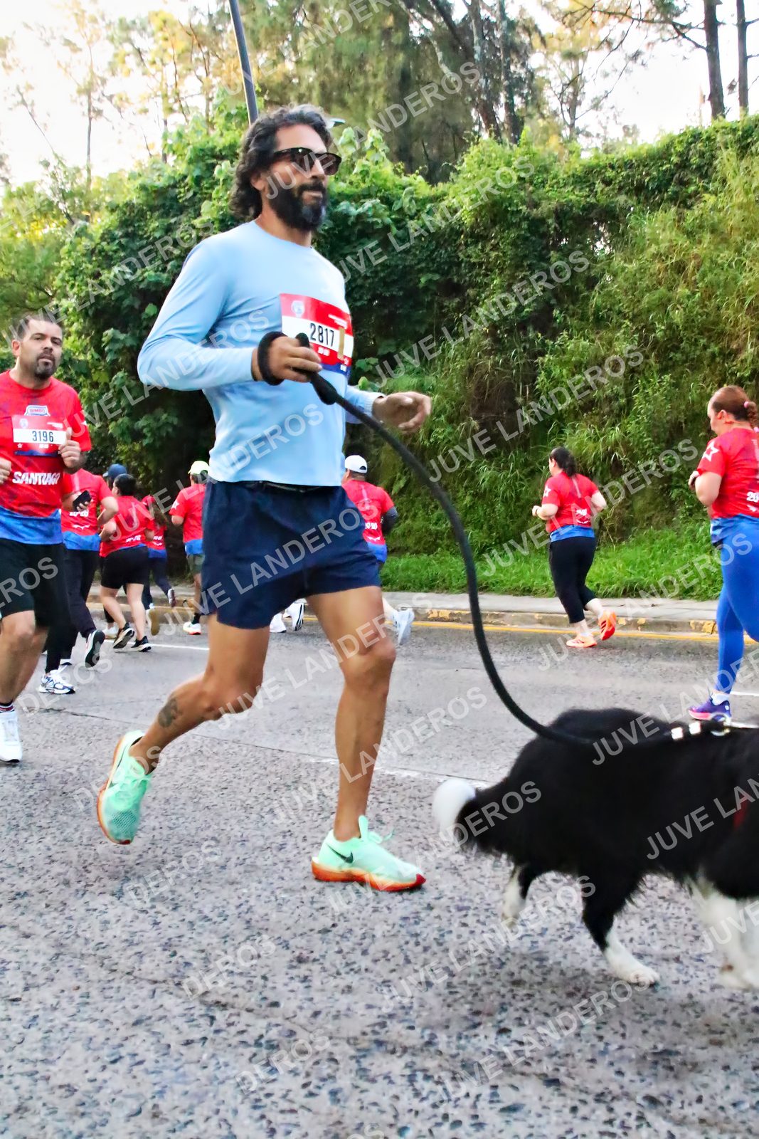 Foto de la CARRERA BIMBO GLOBAL RACE GUADALAJARA en Centro Comercial Andares, Blvd. Puerta de Hierro 4965, Zapopan a las 06:58 · dorsal 3196, 2817, 20
