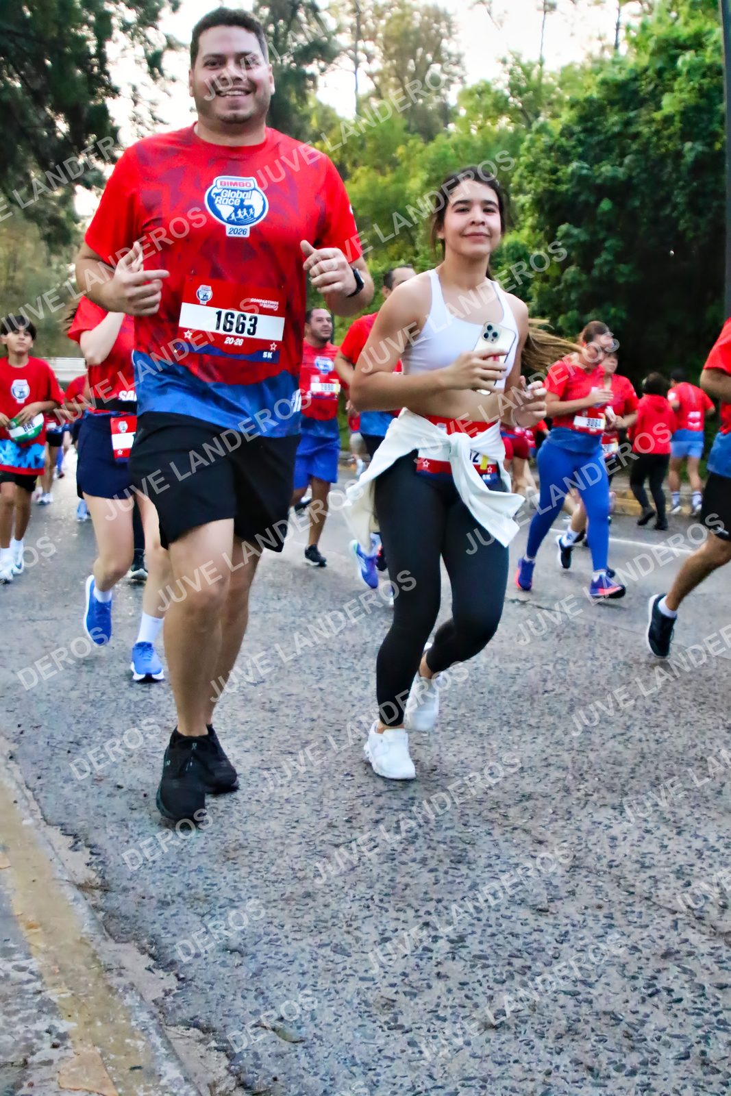 Foto de la CARRERA BIMBO GLOBAL RACE GUADALAJARA en Centro Comercial Andares, Blvd. Puerta de Hierro 4965, Zapopan a las 07:00 · dorsal 1663