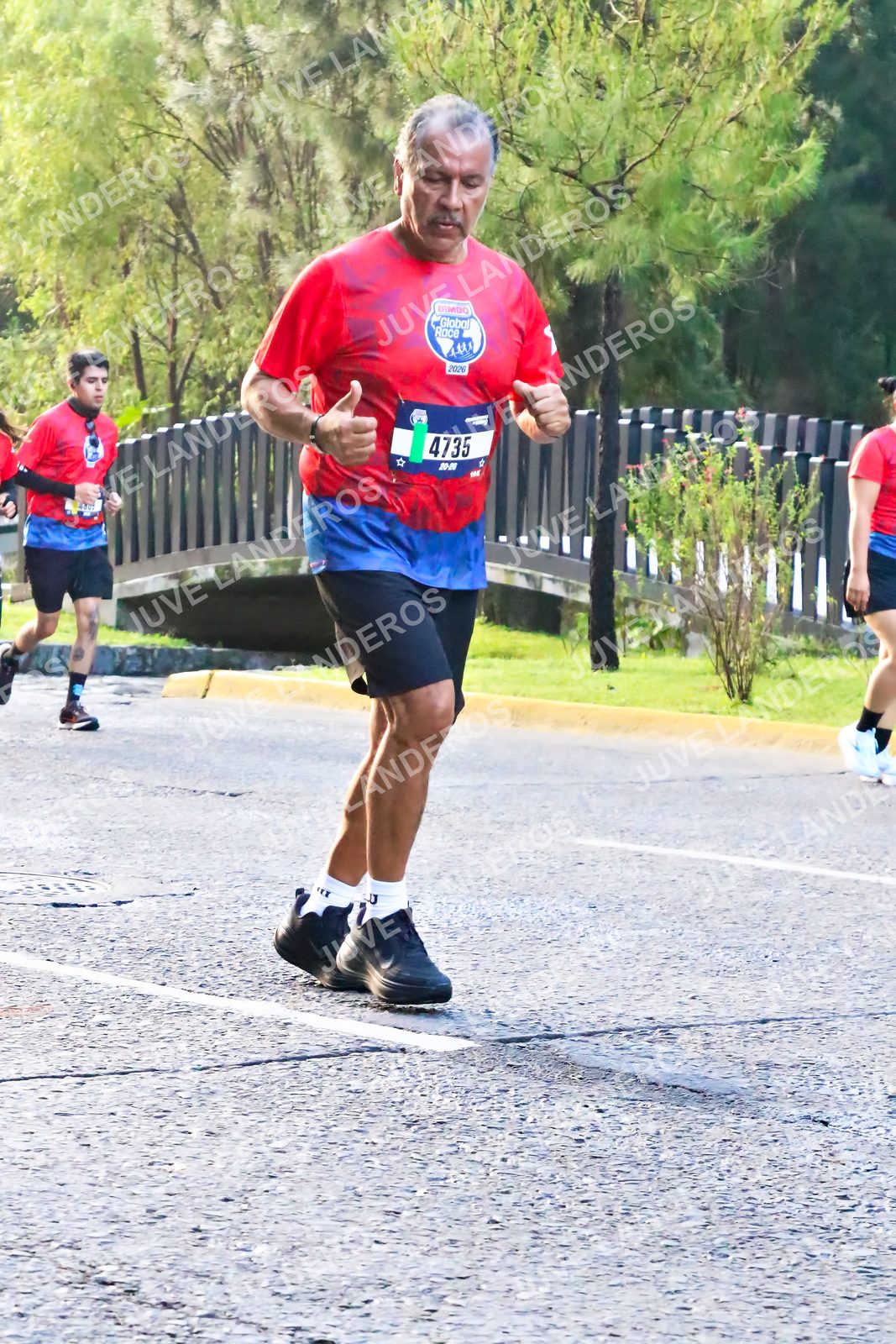 Foto de la CARRERA BIMBO GLOBAL RACE GUADALAJARA en Centro Comercial Andares, Blvd. Puerta de Hierro 4965, Zapopan a las 07:38 · dorsal 4735, 2020