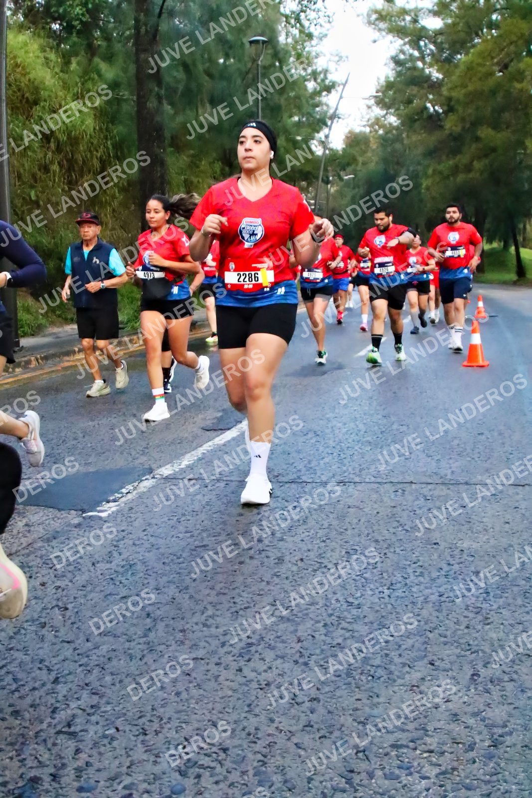 Foto de la CARRERA BIMBO GLOBAL RACE GUADALAJARA en Centro Comercial Andares, Blvd. Puerta de Hierro 4965, Zapopan a las 04:51 · dorsal 2286, 4973