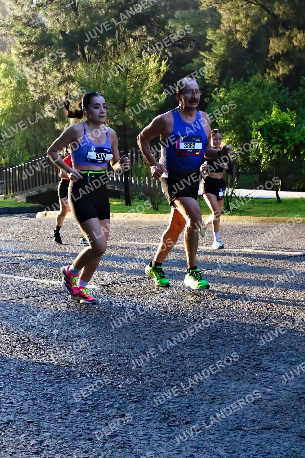 Foto de la CARRERA BIMBO GLOBAL RACE GUADALAJARA en Centro Comercial Andares, Blvd. Puerta de Hierro 4965, Zapopan a las 07:24 · dorsal 3862, 5010