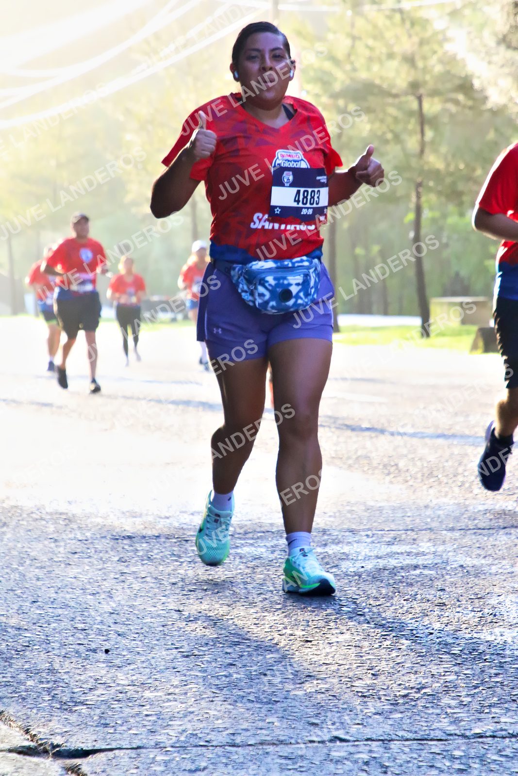 Foto de la CARRERA BIMBO GLOBAL RACE GUADALAJARA en Centro Comercial Andares, Blvd. Puerta de Hierro 4965, Zapopan a las 07:31 · dorsal 4883