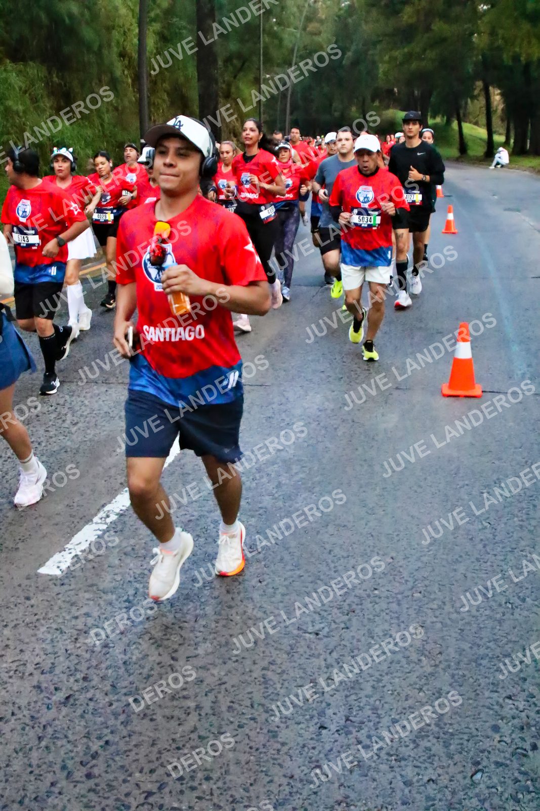 Foto de la CARRERA BIMBO GLOBAL RACE GUADALAJARA en Centro Comercial Andares, Blvd. Puerta de Hierro 4965, Zapopan a las 06:41 · dorsal 5034, 20