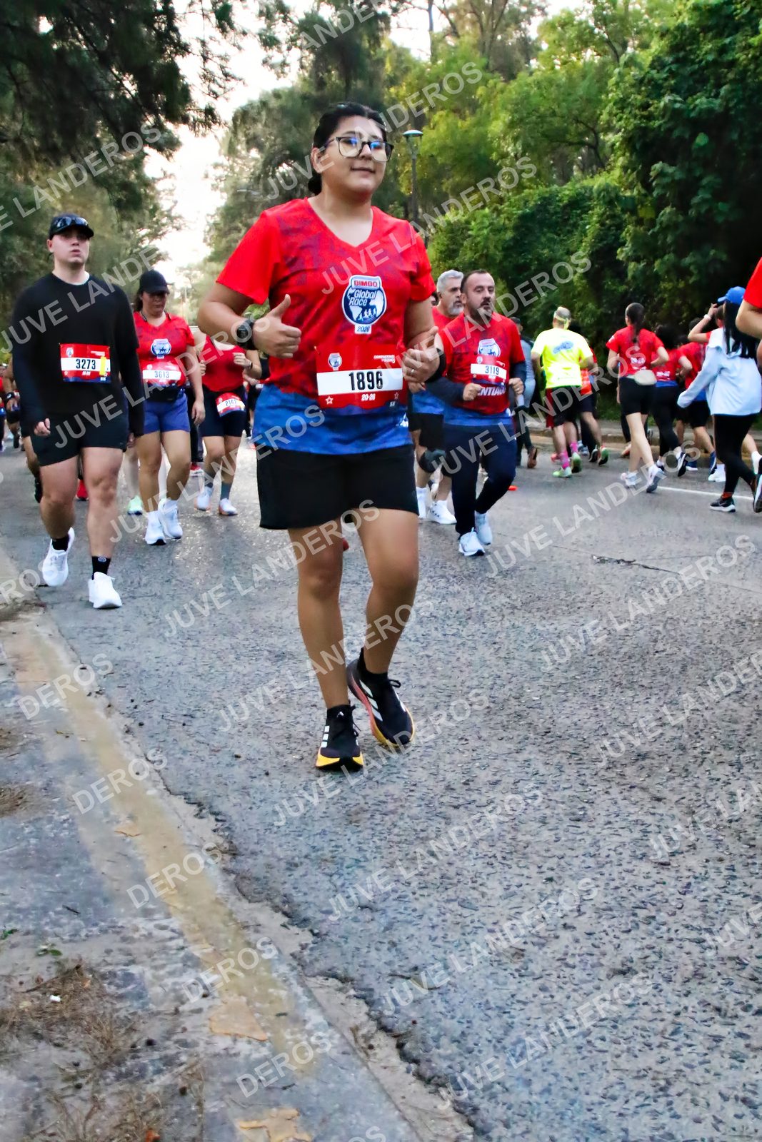 Foto de la CARRERA BIMBO GLOBAL RACE GUADALAJARA en Centro Comercial Andares, Blvd. Puerta de Hierro 4965, Zapopan a las 07:00 · dorsal 1896, 3273, 3613, 3119
