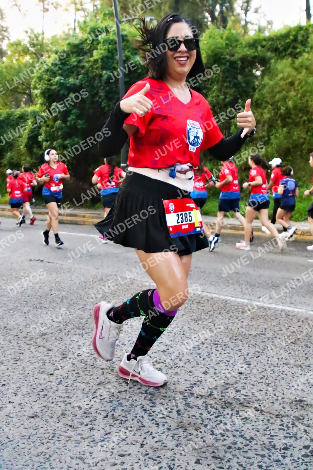 Foto de la CARRERA BIMBO GLOBAL RACE GUADALAJARA en Centro Comercial Andares, Blvd. Puerta de Hierro 4965, Zapopan a las 06:59 · dorsal 2385
