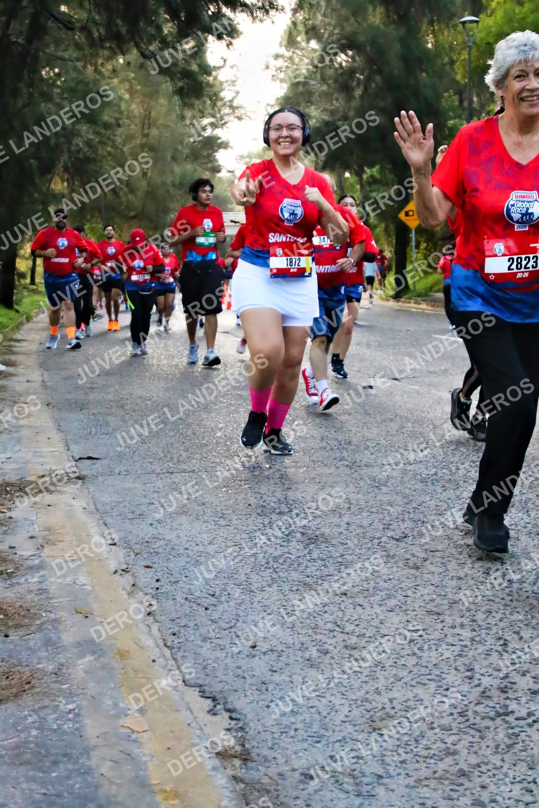 Foto de la CARRERA BIMBO GLOBAL RACE GUADALAJARA en Centro Comercial Andares, Blvd. Puerta de Hierro 4965, Zapopan a las 07:04 · dorsal 2823, 1872, 347
