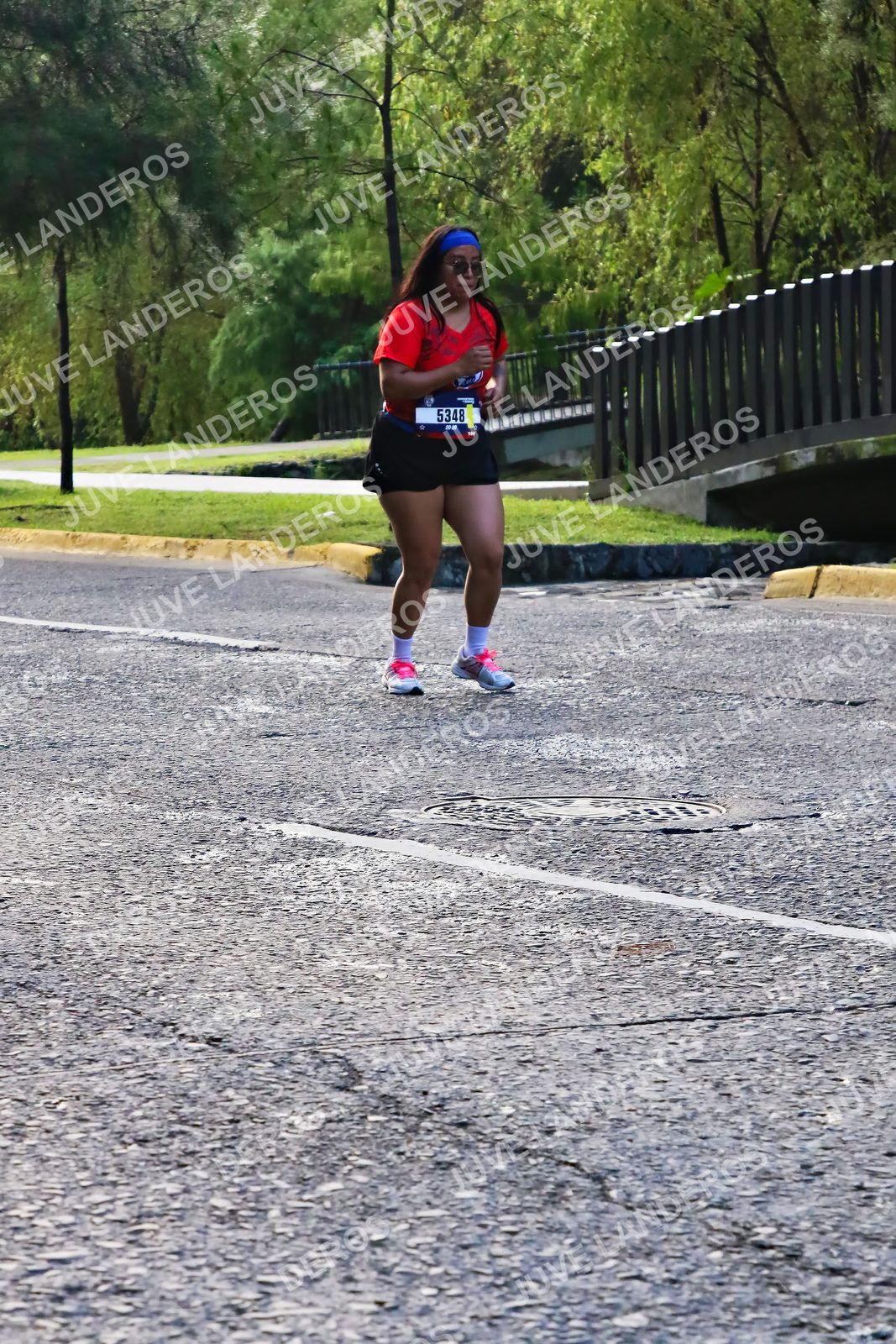 Foto de la CARRERA BIMBO GLOBAL RACE GUADALAJARA en Centro Comercial Andares, Blvd. Puerta de Hierro 4965, Zapopan a las 07:43 · dorsal 5348