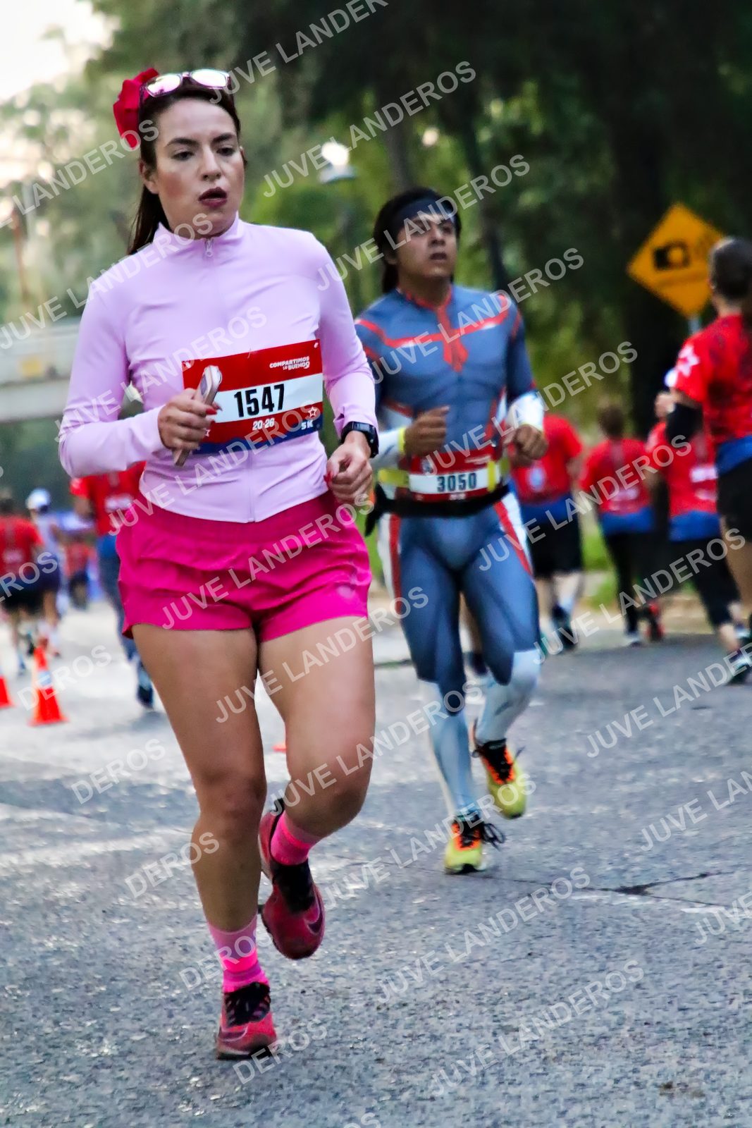 Foto de la CARRERA BIMBO GLOBAL RACE GUADALAJARA en Centro Comercial Andares, Blvd. Puerta de Hierro 4965, Zapopan a las 04:56 · dorsal 1547, 3050
