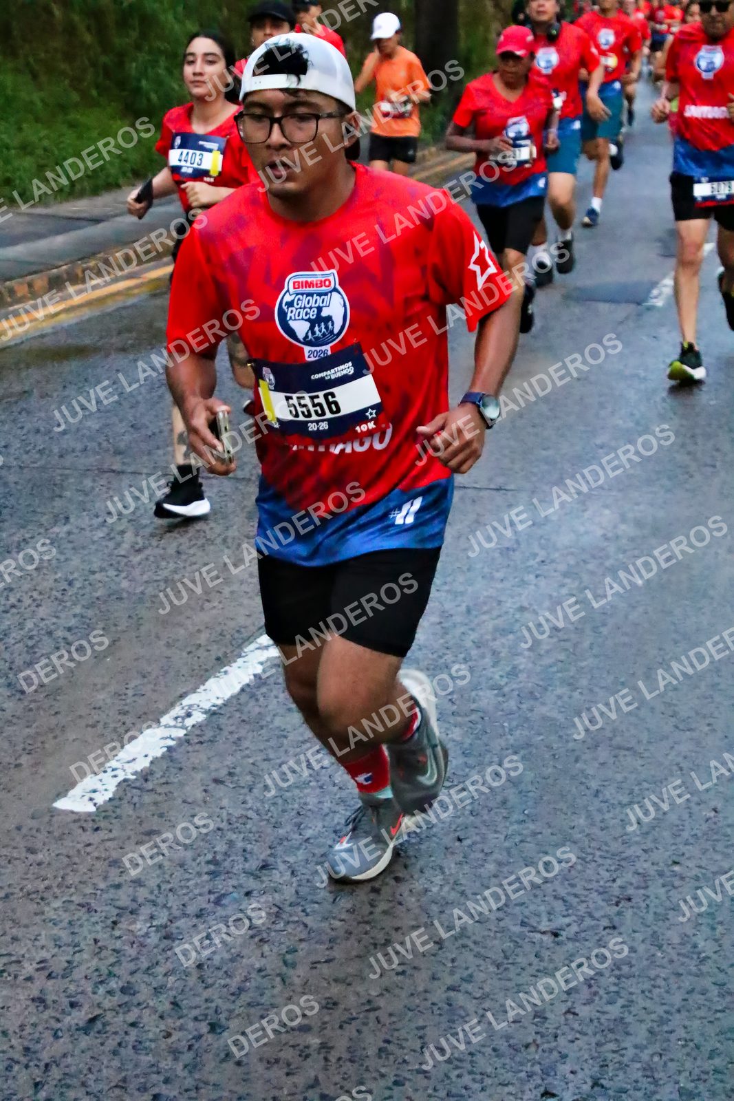 Foto de la CARRERA BIMBO GLOBAL RACE GUADALAJARA en Centro Comercial Andares, Blvd. Puerta de Hierro 4965, Zapopan a las 06:40 · dorsal 5556, 4403