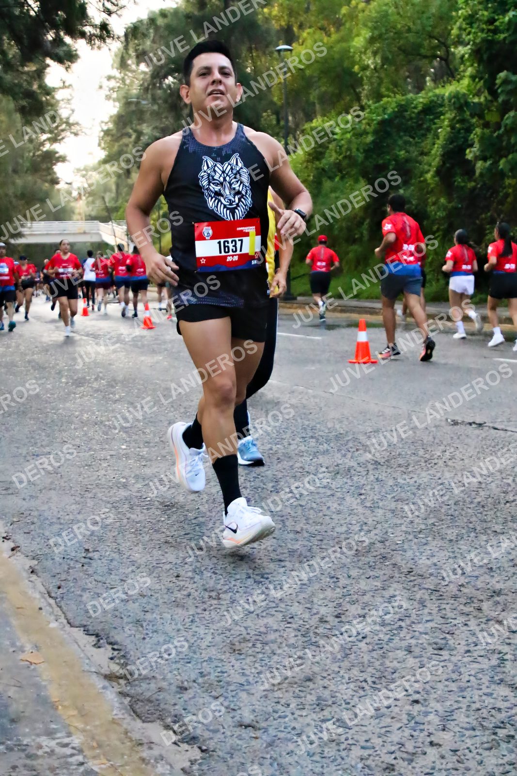 Foto de la CARRERA BIMBO GLOBAL RACE GUADALAJARA en Centro Comercial Andares, Blvd. Puerta de Hierro 4965, Zapopan a las 06:55 · dorsal 1637